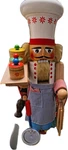 Kurt Adler Hollywood Nutcrackers Chef Multicolor Germany 1067. Fixed Price $100.00.