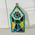 Vintage 1979 Kurts Adler Stained Glass-like Christmas Ornament. Fixed Price $8.99.