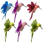 Banberry Designs Hummingbird Clip-on Ornaments Assorted Colors Set Of 6 H.... Fixed Price $30.56.