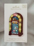 Hallmark Keepsake Ornament Jukebox Swingin' Into Christmas Magic Light Sound. Fixed Price $13.50.