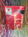 Gemmy Home Accents Holiday 6.5 Ft Hangin' On Santa Airblown Inflatable Nib. Fixed Price $40.00.