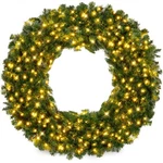 Best Choice Products 36IN Large Artificial Pre-lit Fir Christmas Wreath Holid.... Fixed Price $114.85.