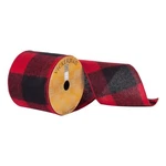 Vickerman 4"X10YD Red/black Soft Plaid Ribbon. Fixed Price $36.13.