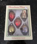 Commodore Hand Decorated Glass Christmas Ornaments Vintage Boxed Set 5. Fixed Price $9.99.