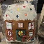 New 2023 Wondershop Gingerbread House Reversible Pillow Target 17X14 Fast Ship. Fixed Price $12.99.
