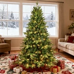 5/6/7/8/9FT Pre-lit Artificial Christmas Tree With Led Lights Stand Xmas Holiday. Fixed Price $134.99.