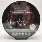 Qty 3 Celebrations Platinum Led Pure White Christmas Lights Net 100 4.75FT X 4FT. Fixed Price $39.00.