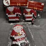 Bed Bath & Beyond Set Of 12 Santa Utensil Holders Holiday Christmas New. Fixed Price $30.00.