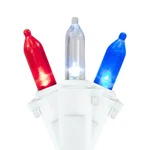 Northlight 50-COUNT Red White Blue July 4 Led Mini Set 15.5FT Wire. Fixed Price $15.49.