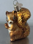 Old World Christmas Squirrel Woodlands Ornament Owc Blown Glass. Fixed Price $16.00.