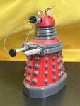 Kurt Adler Doctor Who Show Dalek Blow Mold Glittery Christmas Hanging Ornament. Fixed Price $11.11.