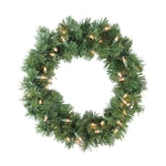 Allstate 16" Pre-lit Deluxe Pine Artificial Christmas Wreath 35 Clear Lights. Fixed Price $28.97.