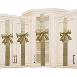 Cabinet Door Festive Ribbons And Bows Decoration Christmas Wreath For Chr.... Fixed Price $31.14.