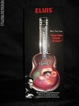 Elvis "santa Claus Back In Town" Guitar Shaped Ornament Musical Lights Nib. Fixed Price $29.91.