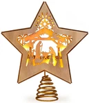 Ghostmagic 3D Wooden Nativity Christmas Tree 8.66 X 1 Inches,. Fixed Price $39.51.