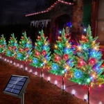 Windpnn Upgraded 6-PACK 120 Led Solar Christmas Garden Stake Multicolor. Fixed Price $32.95.