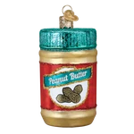 Old World Christmas Jar Of Peanut Butter Blown Glass Ornament. Fixed Price $21.99.