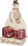 Snowman Days Til Christmas Wooden Advent Calendar Countdown Primitives By Kathy. Fixed Price $14.95.