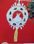 Leewards Silent Moment Angel Wreath Sequin Bead Christmas Ornament Kit Vintage. Fixed Price $39.00.