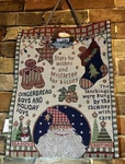 Christmas Holiday Season Collage Tapestry Wall Hanging Home Decor 13 X 18 New. Fixed Price $24.99.