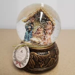 Nativity Scene Snow Globe Wellesley Manor Glass Musical Led Holiday. Fixed Price $19.99.