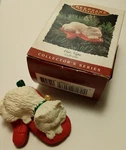 Hallmark Keepsake Ornament Cap Naps Clip-on. Fixed Price $14.95.