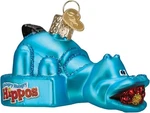 Old World Christmas Nostalgic Glass Blown Hungry Hippos 44186. Fixed Price $28.21.