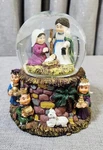 Motion Nativity Musical Snowglobe Water Christmas Jesus Mary Joseph. Fixed Price $32.00.