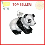 Old World Christmas Ornaments: Panda Glass Blown For Tree,. Fixed Price $25.17.