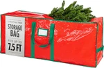 Christmas Storage Bag - Stores 7.5 Foot Artificial Xmas Holiday Tree, Durab. Fixed Price $16.87.