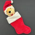 Disney Winnie The Pooh 3D Plush Christmas Stocking Red Santas Best 20 Long. Fixed Price $19.99.