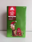 4' Camel Santa Hat Scarf Christmas Inflatable Holiday Outdoor Decor Lighted Led. Fixed Price $37.99.