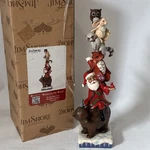 Jim Shore Wonders In The Woods Stacked Santa & Animals Figure Enesco Christmas. Fixed Price $99.95.