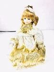 Heritage House Ltd. Ed Porcelain Victorian Style Musical Trinket Box Doll 19450. Fixed Price $39.99.