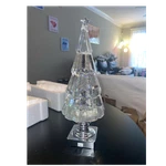 Raz Imports Silver Swirling Glitter Christmas Tree Centerpiece Holiday Decor 14. Fixed Price $25.00.