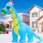 10FT Inflatable Dinosaur Christmas Tree With Leds For Yard & Garden Decor. Fixed Price $83.99.