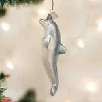 Old World Christmas Playful Dolphin Nautical Glass Ornament 12187. Fixed Price $19.88.