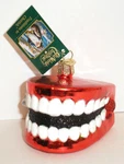 2016 Old World Christmas - Wind Up Teeth Blown Glass Ornament New W/tag 44107. Fixed Price $12.99.