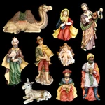 Nativity Porcelain / Grandeur Noel 9 Set Xl Size. Fixed Price $99.50.