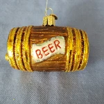 Old World Christmas Beer Keg Glass 2005 Ornament Ale Malt With Tag 32064. Fixed Price $10.10.