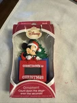 (408) 2012 Hallmark Disney Mickey Countdown To Christmas Ornament 5". Fixed Price $14.99.