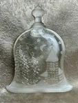 Crystal Clear Celebrations 7" Bell Of Christmas Frosted Plate #312289. Fixed Price $6.99.