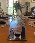 Vintage Stained Glass Nativity Scene Decor Holy Family Christmas Holiday 8.5 X 6. Fixed Price $22.49.