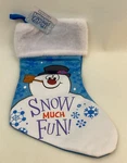 Frosty The Snowman Christmas Stocking With White Plush Much Fun Ruz Nwt. Fixed Price $22.91.
