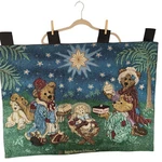 Christmas Tapestry Three Kings Wise Men Gifts Boyds Bears Nativity Wall Decor. Fixed Price $40.80.