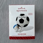 Hallmark 2014 Soccer Star Can Be Personalized Keepsake Christmas Ornament. Fixed Price $5.00.