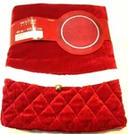 Holiday Living 48" Plush Red Velvet Traditional Christmas Tree Skirt W/bell. $60. Fixed Price $49.99.