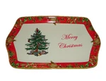 Spode Christmas Tree Annual Collection 2015 Handled Serving Tray Orig Box 11.75". Fixed Price $22.00.