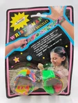 Vintage Fantastiko 2 Wrist Twist Slap Snap Bracelet Florescent Bands Toysmith. Fixed Price $40.81.