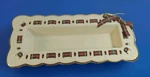 Lenox Christmas Giftables Cracker Tray Ceramic Plaid Tartan Ribbon Accents New. Fixed Price $18.25.